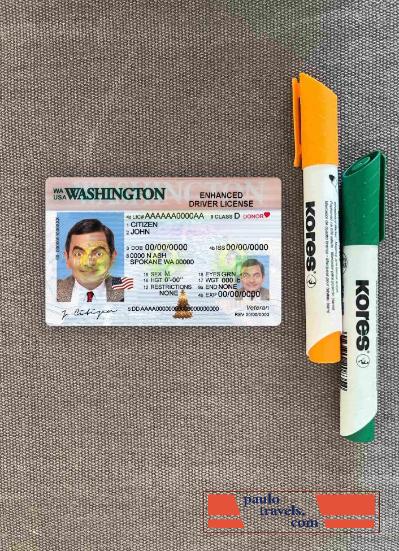 USA Washington DL photolook FRONT PSD template